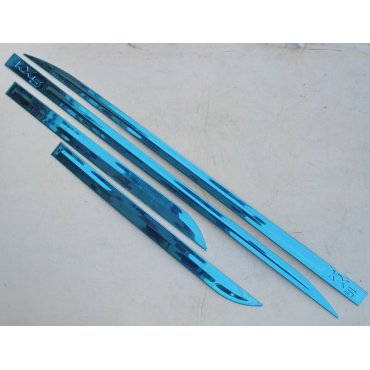 Kia Sportage KX5 Mk4 2015+ хром молдинги дверные нерж сталь