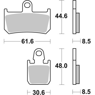 Гальмівні колодки SBS Performance Front Brake Pads