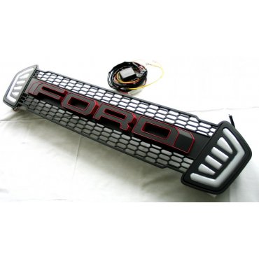 Ford Ranger  T7 решетка радиатора с LED DRL