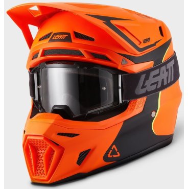 Шолом LEATT Moto 8.5 Helmet + Goggle [Fire Orange]