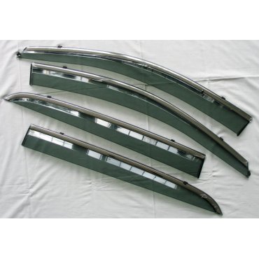 SsangYong Korando  ветровики дефлекторы окон ASP с молдингом нержавеющей стали / sunvisors