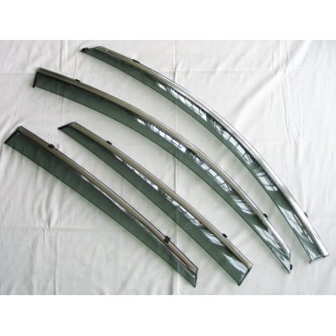 Nissan Teana J32 ветровики дефлекторы окон ASP с молдингом нержавеющей стали / sunvisors