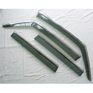 Jeep Renegade  ветровики дефлекторы окон ASP с молдингом нержавеющей стали / sunvisors