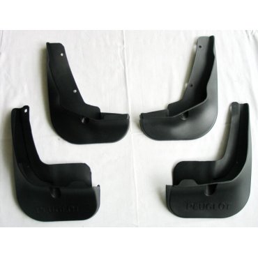 Peugeot 3008 2013+  брызговики колесных арок ASP передние и задние полиуретановые с лого