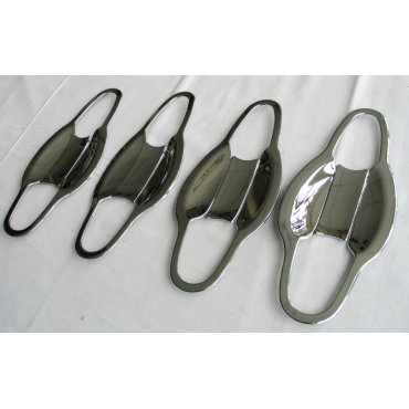 Toyota RAV4 Mk4 2016+  хром накладки под дверные ручки тип А