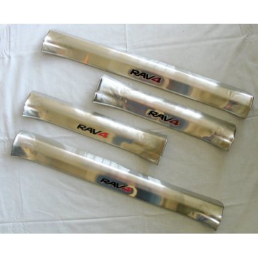 Toyota RAV4 Mk4 2016+ накладки порогов дверных проемов верхние тип A 