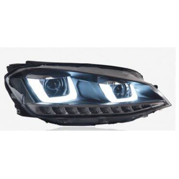 Volkswagen Golf 7 оптика передняя альтернативная TLZ с бегущим указателем поворотов