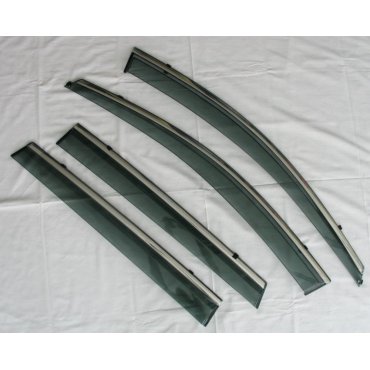 Honda CR-V Mk5 2017+  ветровики дефлекторы окон ASP с молдингом нержавеющей стали / sunvisors