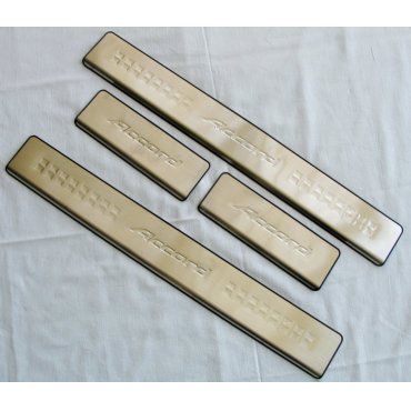 Honda Accord 9 накладки на пороги дверных проемов тип A