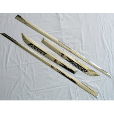 Honda Accord 9 молдинги на двери хром тип A пластик ABS с лого