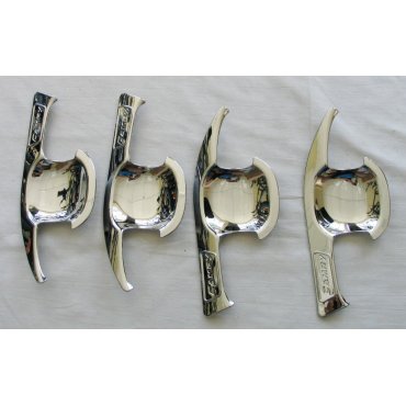 Toyota Camry XV70 2018+ хром накладки под дверные ручки тип B