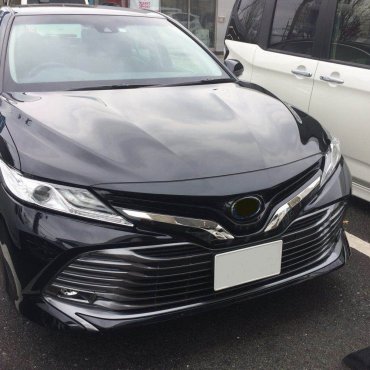 Toyota Camry XV70 2018+ хром накладки решетки радиатора верхние SS