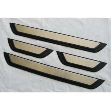 Mazda CX-5 2017+ накладки порогов дверных проемов ABS тип B