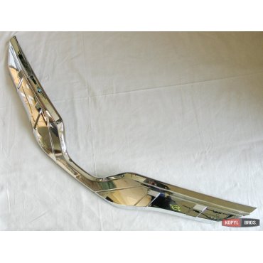 Toyota Camry XV70 2018+ хром накладка решетки радиатора цельная ABS тип W